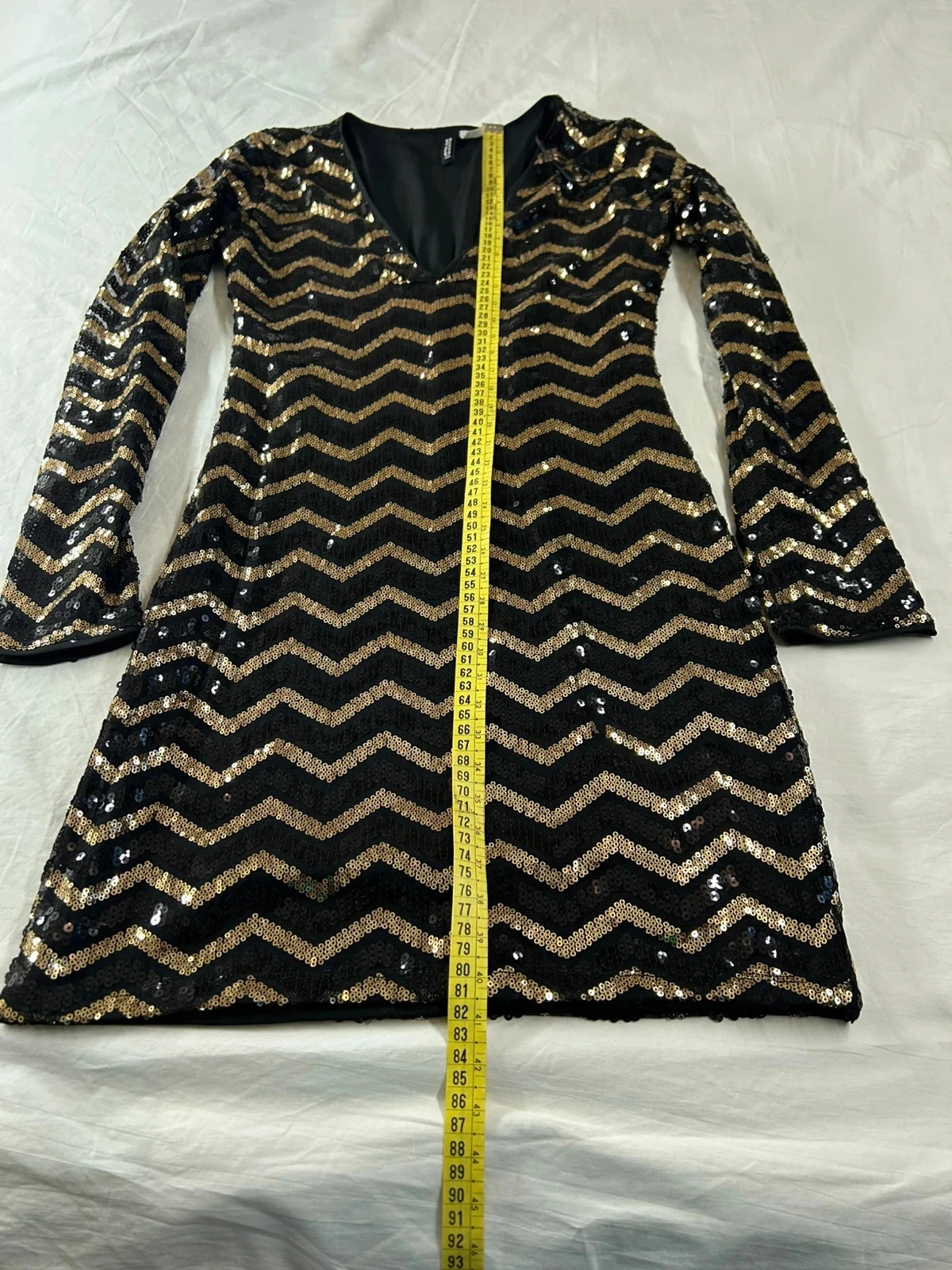 Vestido negro de pedrería vintage Divided h&m – photo 6